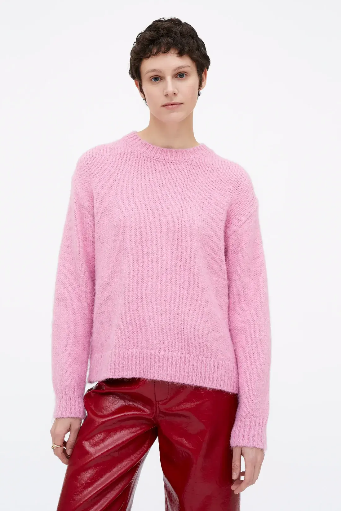 Wild Pony Pink soft knit sweater