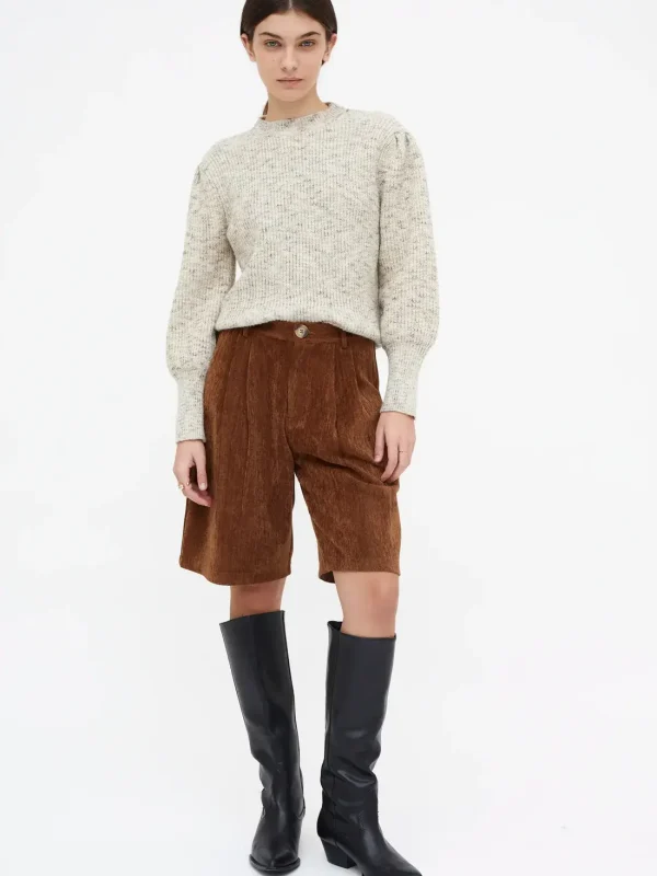 Wild Pony White round neck knitted sweater