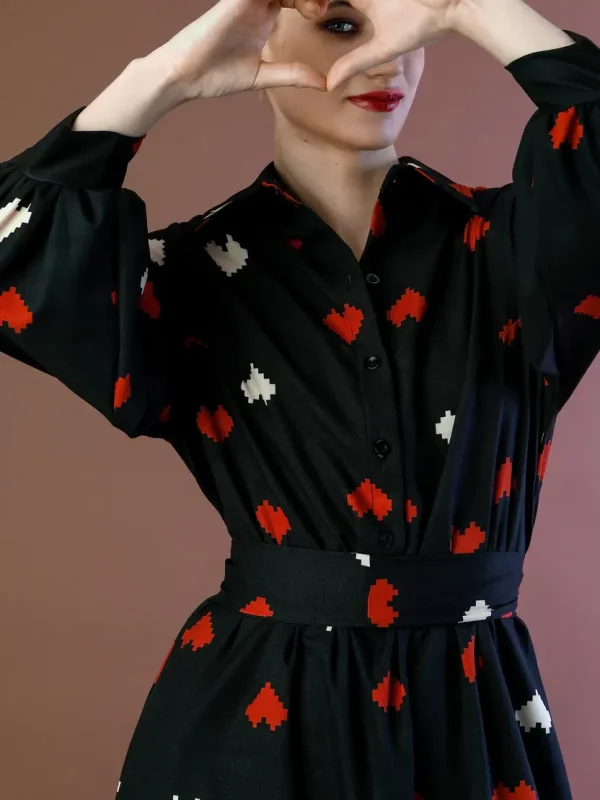 BEE ME ARIANNA DRESS (hearts)