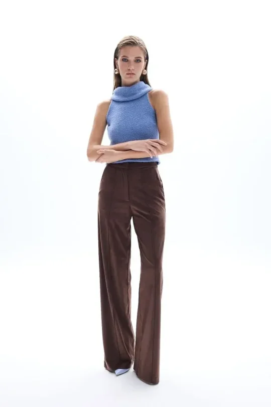 Bee A Bee Odette Suede Brown Pants