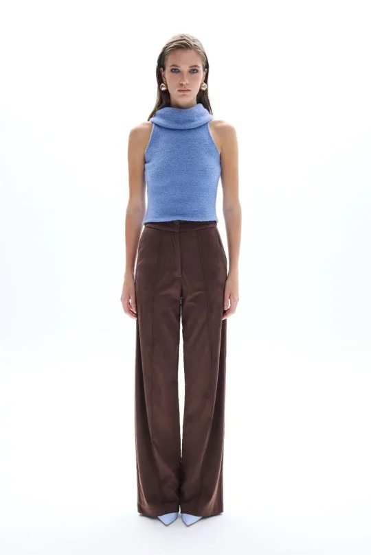 Bee A Bee Odette Suede Brown Pants