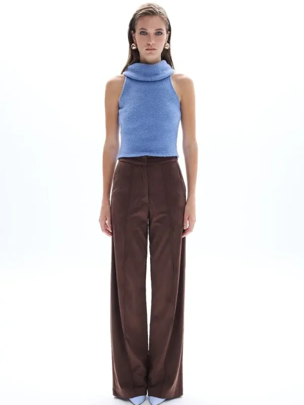 Bee A Bee Odette Suede Brown Pants