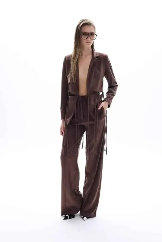 Be A Bee Odette Suede Brown Blazer