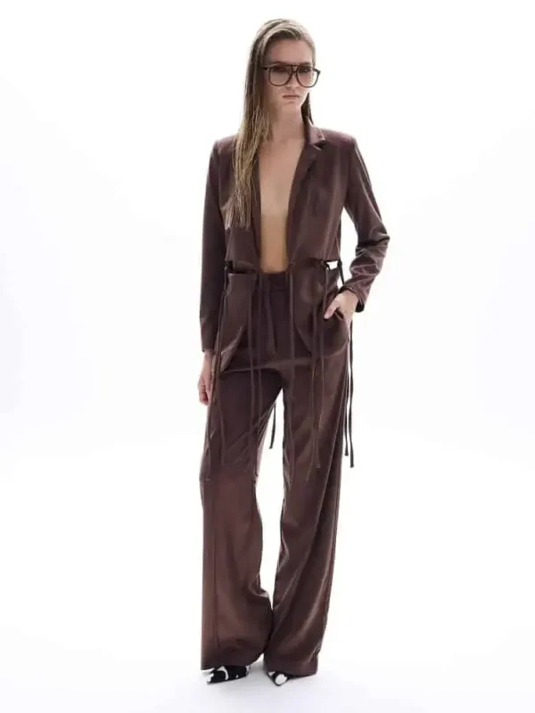 Be A Bee Odette Suede Brown Blazer