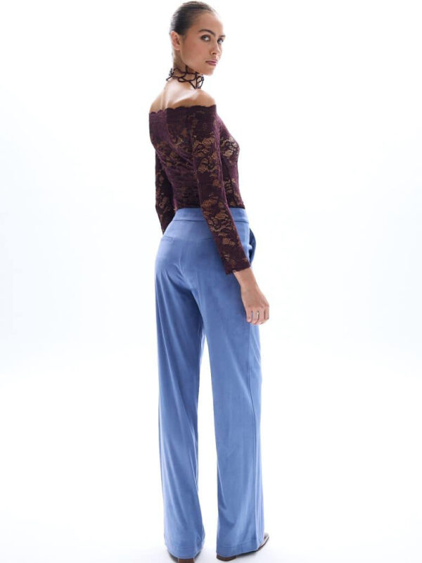 Be A Bee Odette Suede Blue Pants