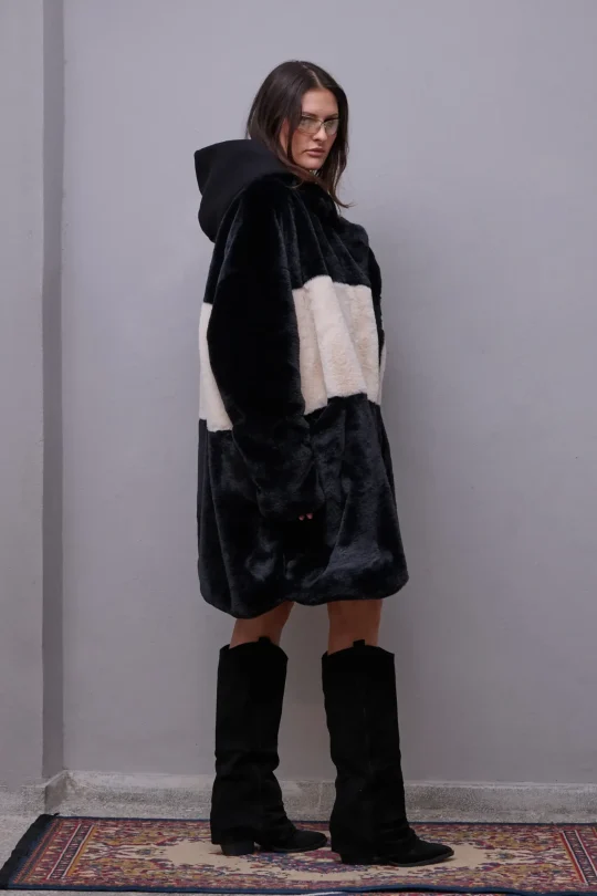 Collectiva Noir LENDAR FUR COAT Collectiva Noir LENDAR FUR COAT