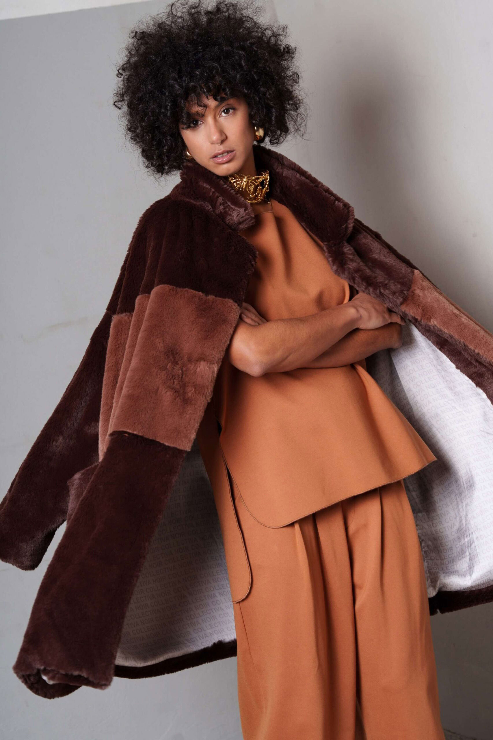 COLLECTIVA NOIR LENDAR FUR COAT