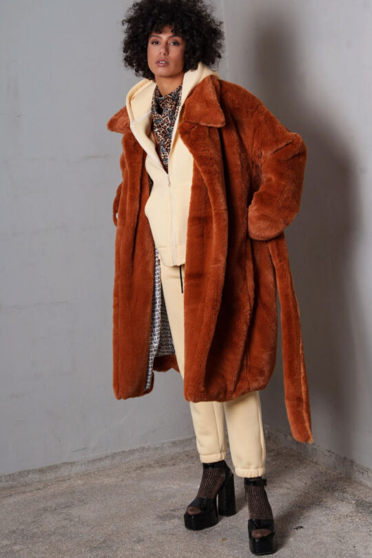 Collectiva Noir LONDON FUR COAT