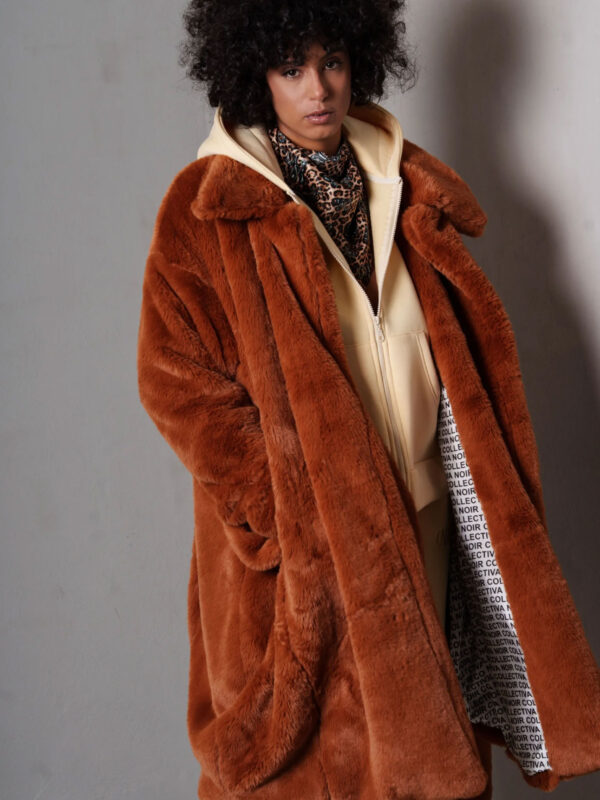 Collectiva Noir LONDON FUR COAT