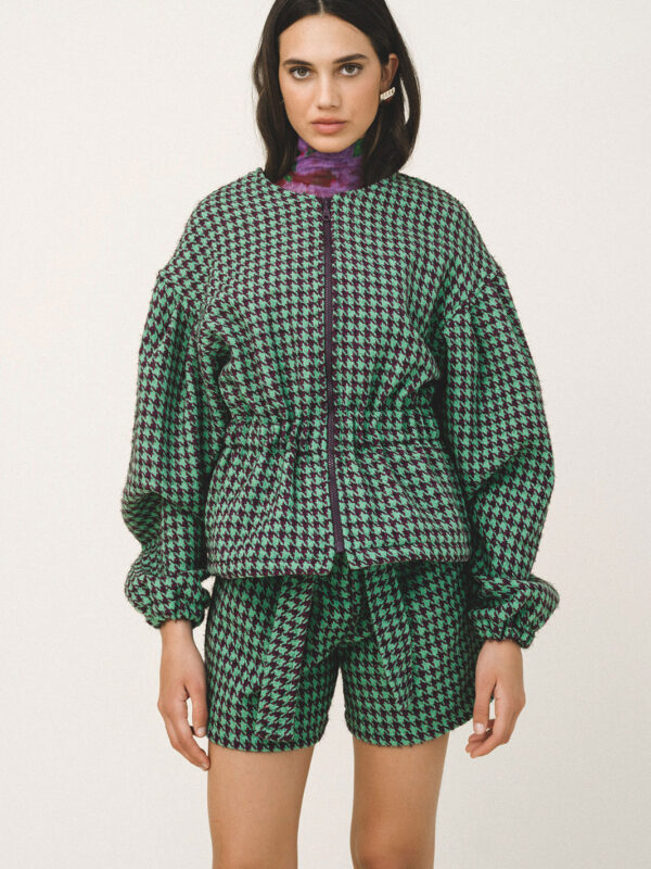 Love + Alicia ODELL Houndstooth Jacket