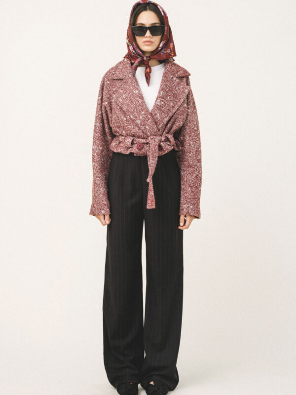 Love + Alicia JOVANA Herringbone Jacket