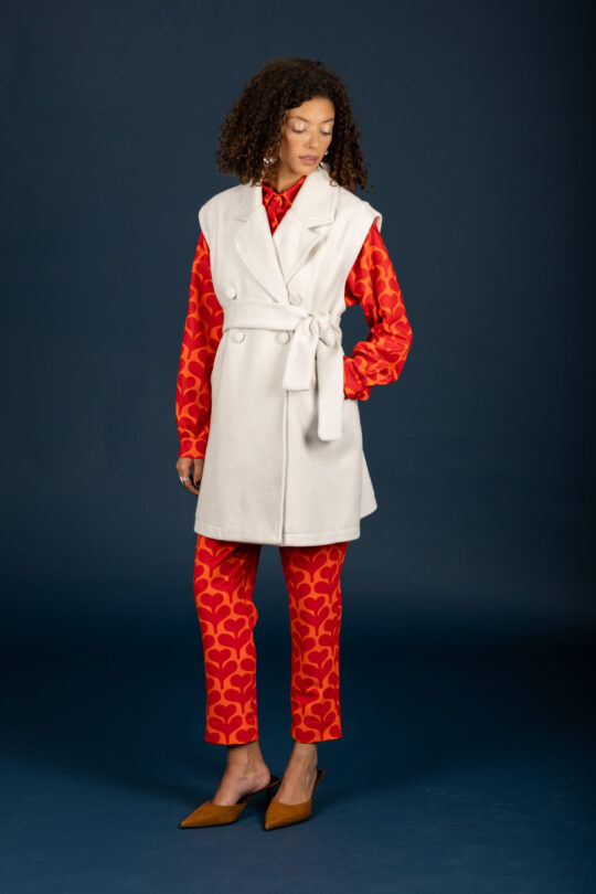 Chaton Peter sleeveless coat