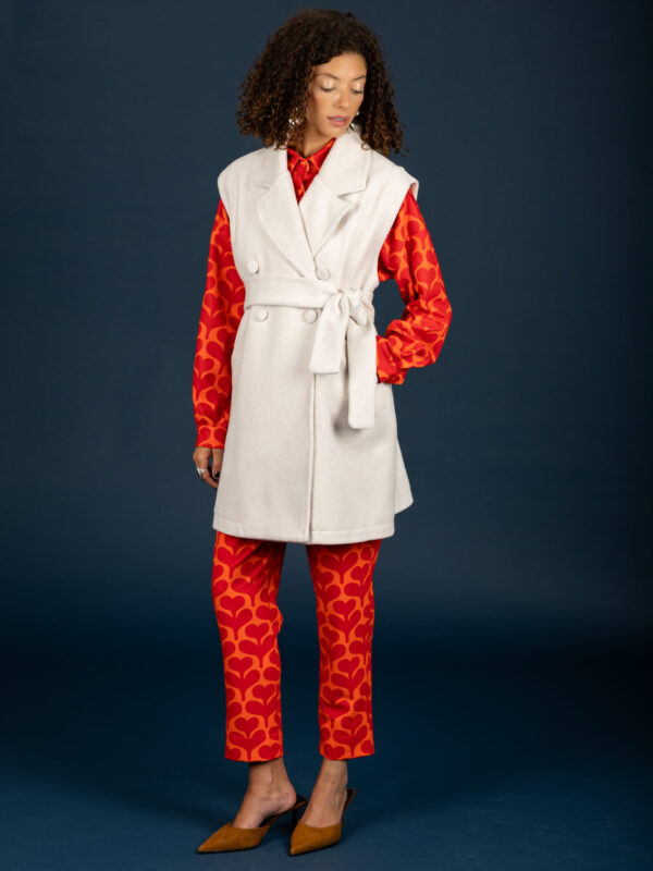 Chaton Peter sleeveless coat