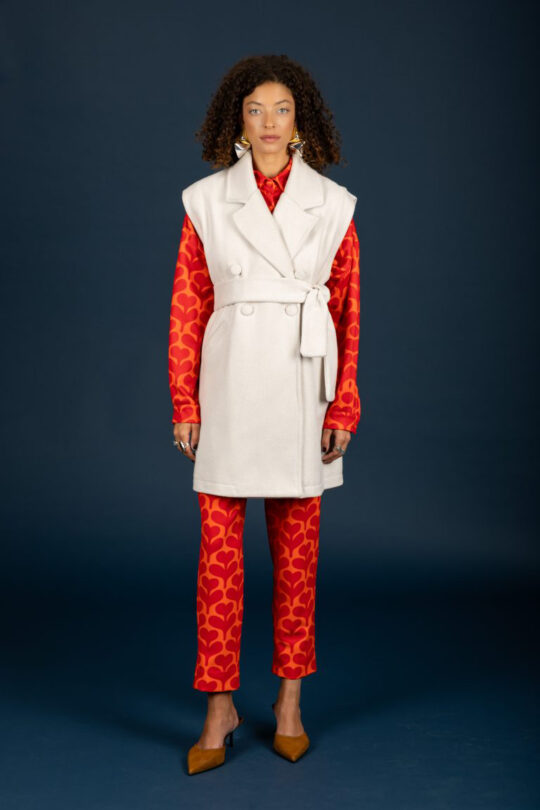 Chaton Peter sleeveless coat