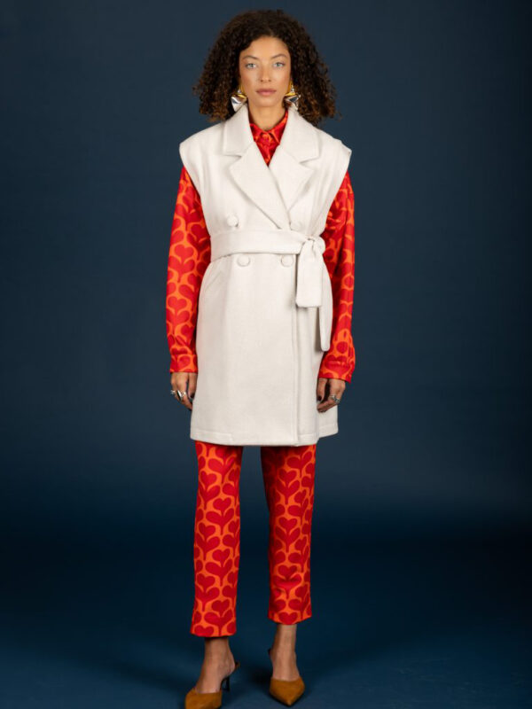 Chaton Peter sleeveless coat