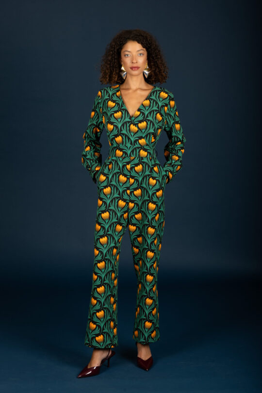 Chaton Patricia jumpsuit (Orange)