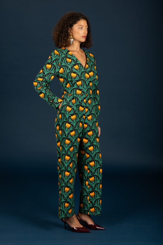 Chaton Patricia jumpsuit (Orange)