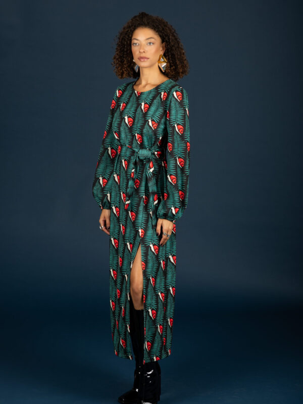 Chaton Kristen slim dress (Red)