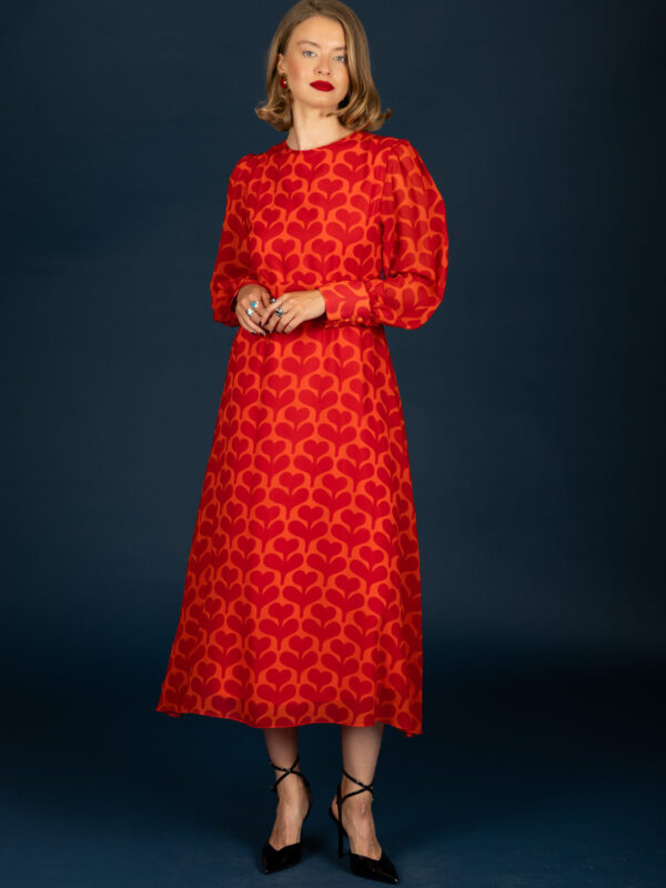 Chaton Agatha dress (Red)