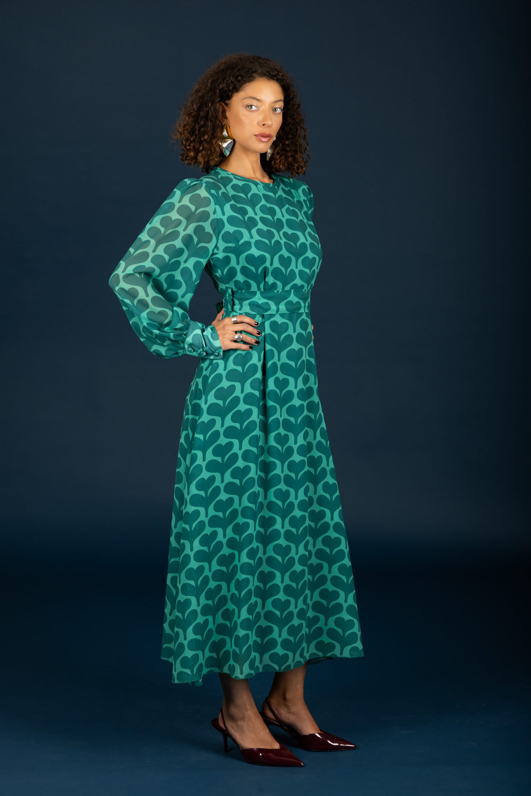 Chaton Agatha dress (Green)