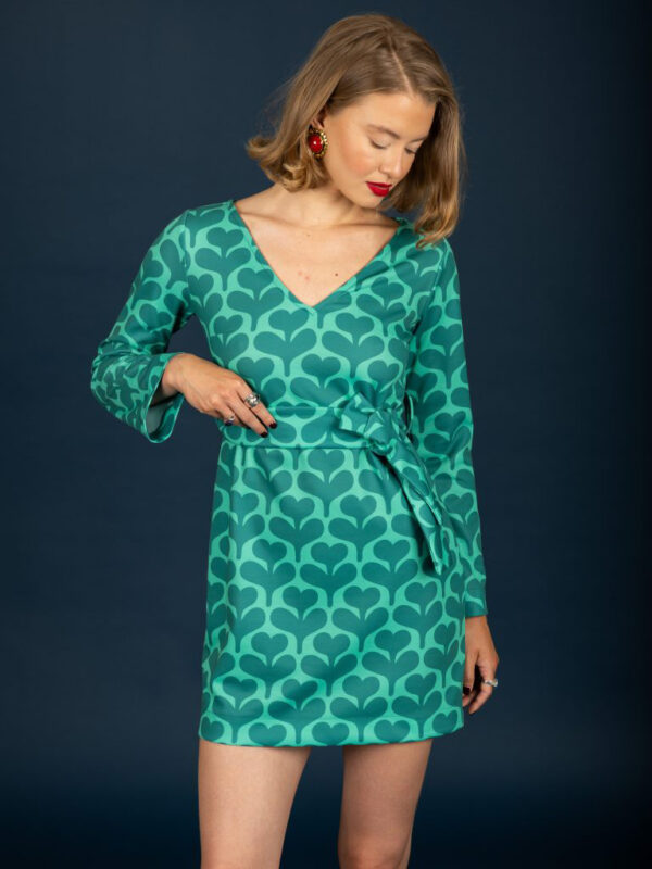 Chaton Agatha short dress (Green)