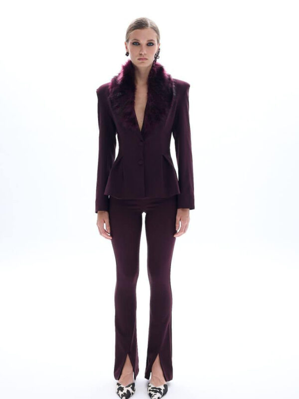 Be A Bee Nadia Burgundy Pants