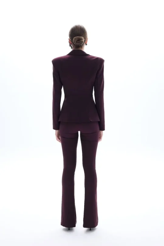 Be A Bee Nadia Burgundy Pants