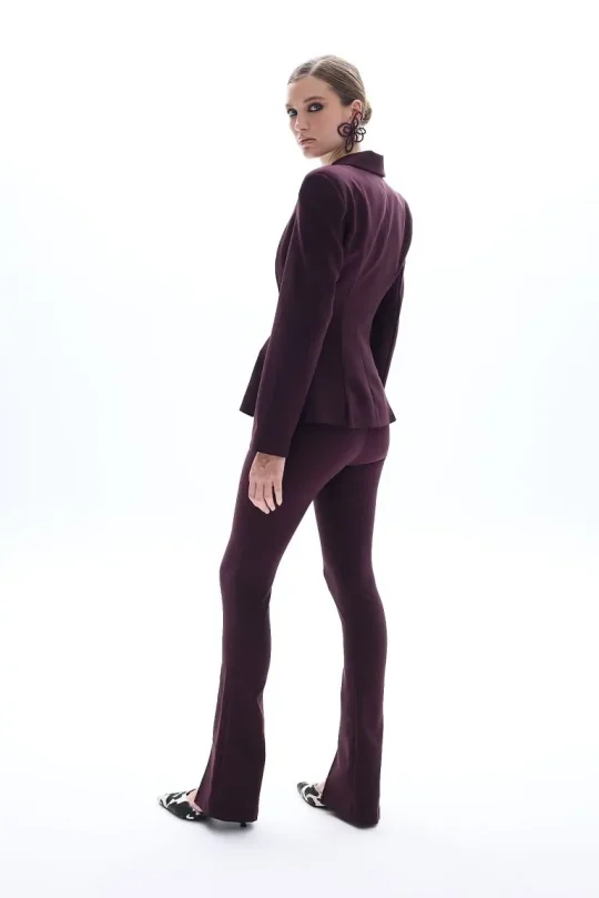 Be A Bee Nadia Burgundy Pants