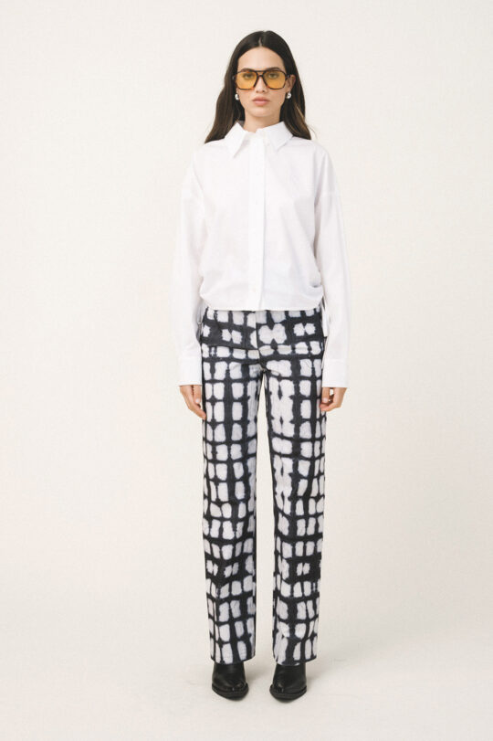 Love+Alicia SAILOR Printed Straight Leg Pants