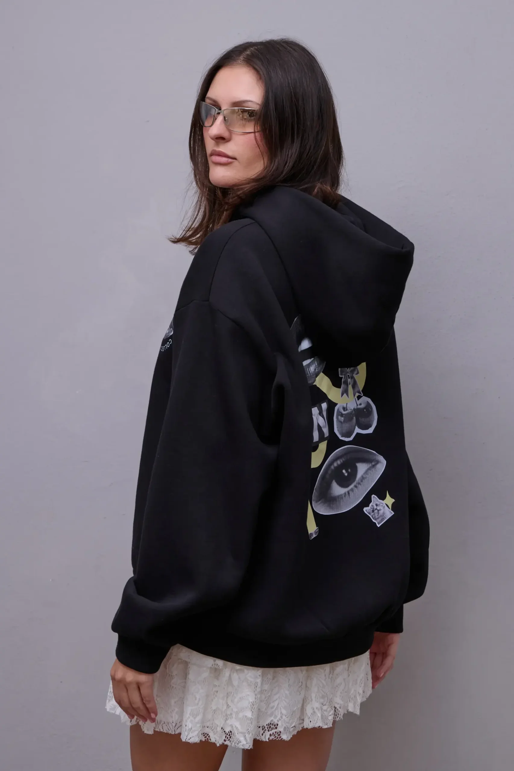 Collectiva Noir PARIS HOODIE