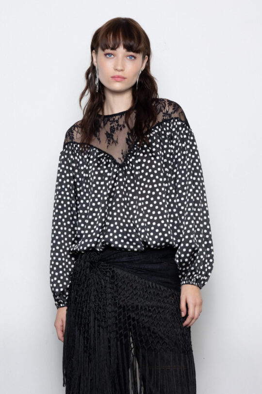 Mallory The Label WILDLACE TOP