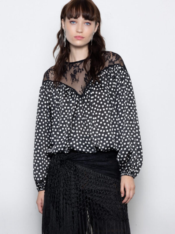 Mallory The Label WILDLACE TOP