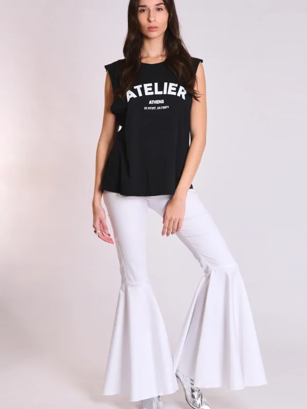 Atelier by Collectiva Noir THAMES PANTS - White