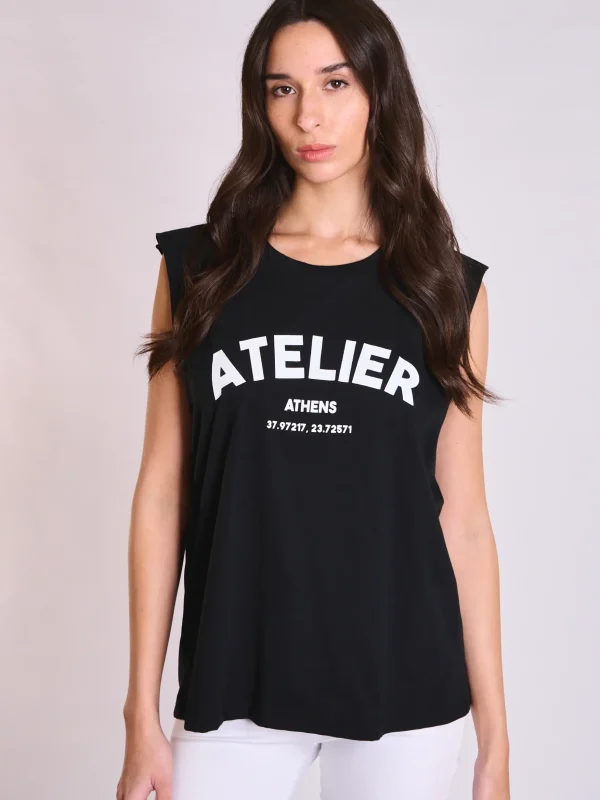 Atelier by Collectiva Noir ATELIER TOP - Black