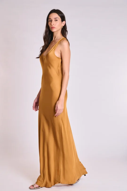 Atelier by Collectiva Noir BIRCH DRESS - Camel