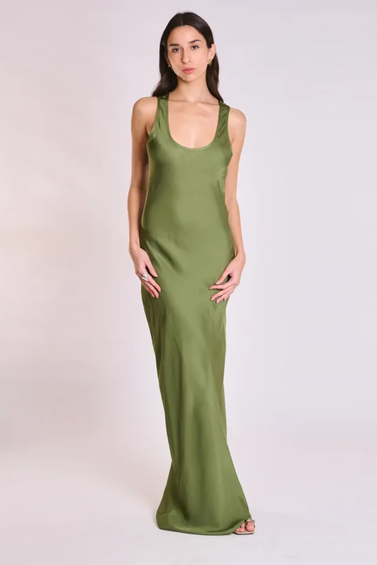 Atelier by Collectiva Noir BIRCH DRESS - Khaki