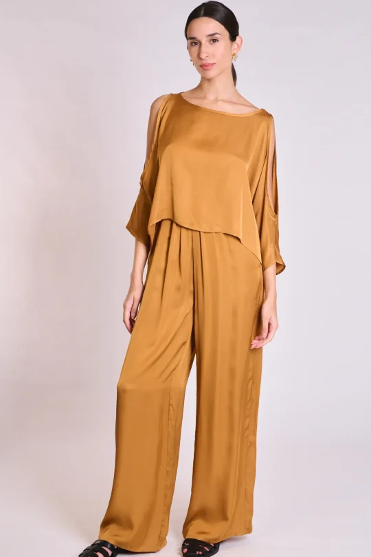 Atelier by Collectiva Noir BLOSSOM PANTS - Camel