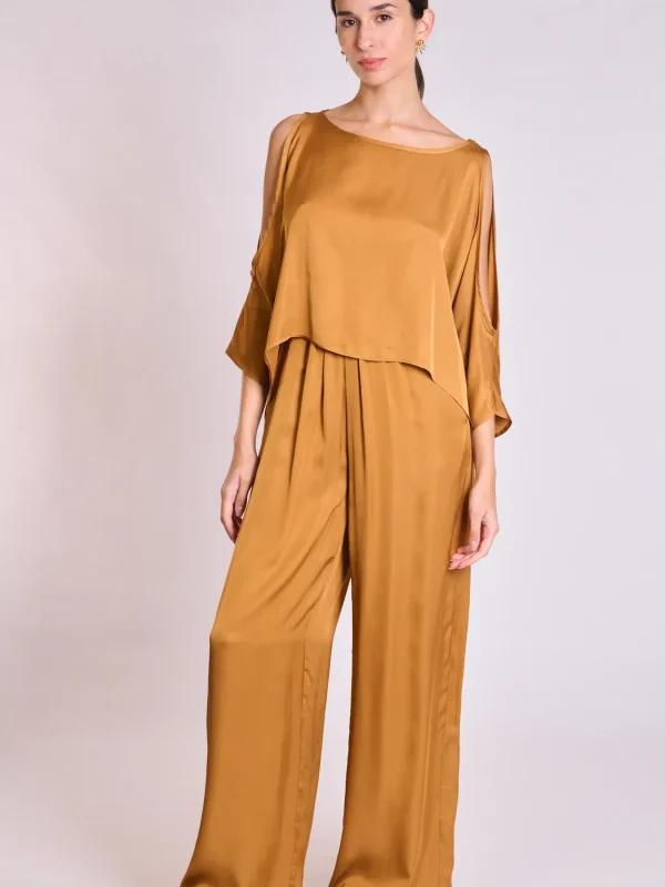 Atelier by Collectiva Noir BLOSSOM PANTS - Camel