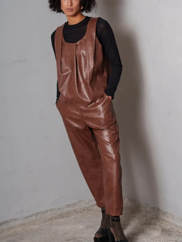 Collectiva Noir CHARLOT PANTS - Brown