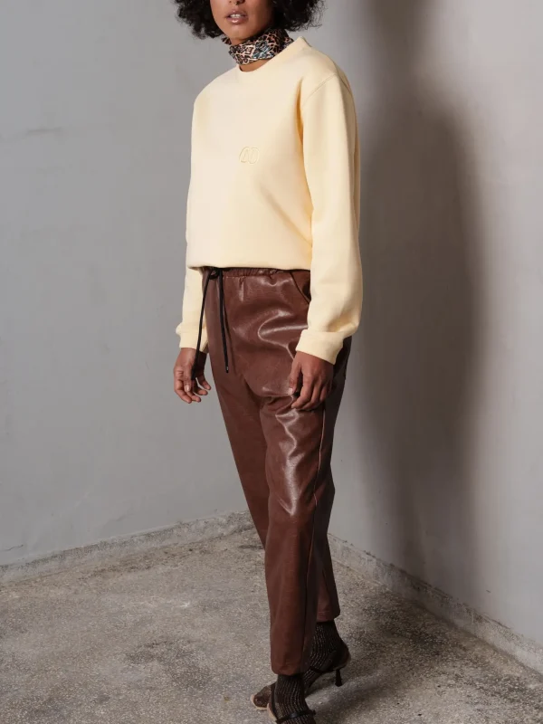 Collectiva Noir CHARLOT PANTS - Brown