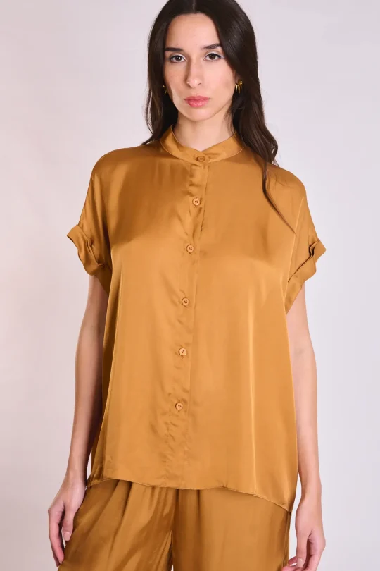 Atelier by Collectiva Noir CLOVER SHIRT - Camel