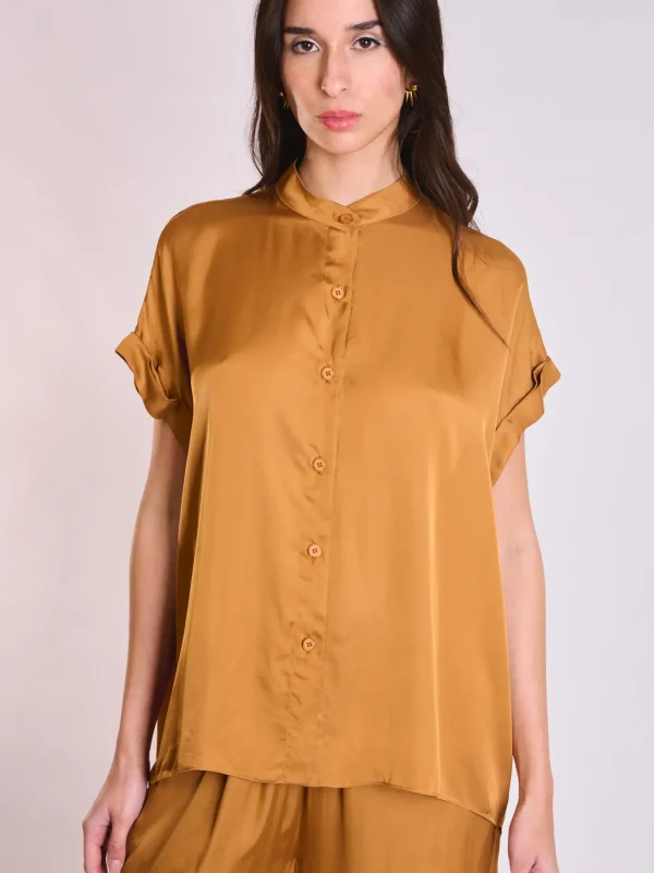 Atelier by Collectiva Noir CLOVER SHIRT - Camel