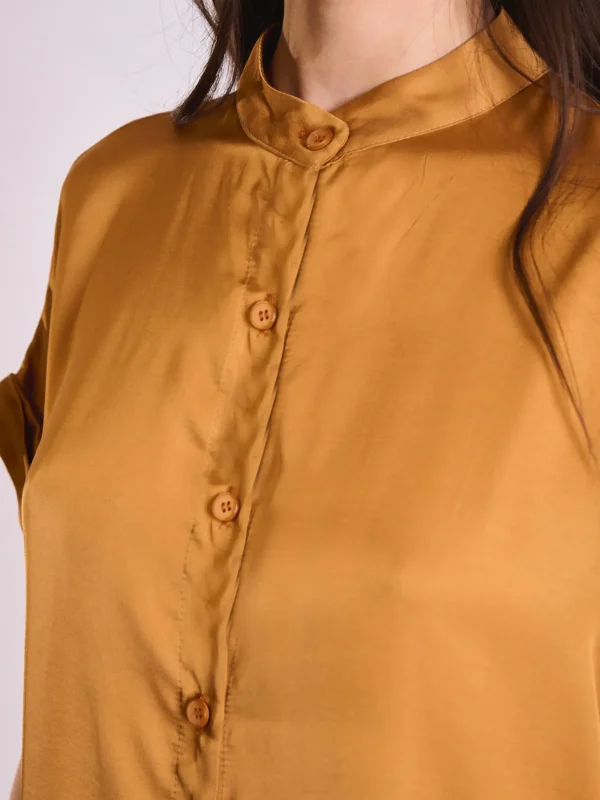 Atelier by Collectiva Noir CLOVER SHIRT - Camel