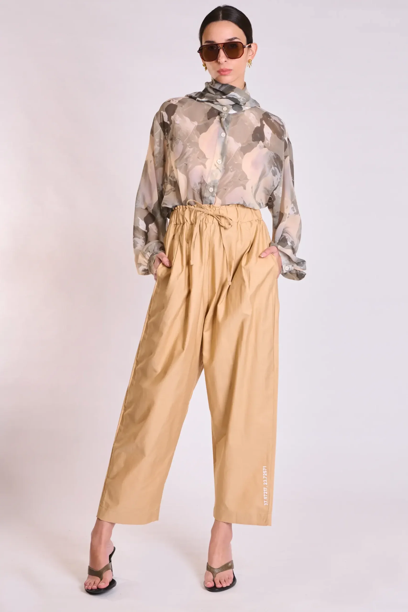 Atelier by Collectiva Noir ELM PANTS - Beige