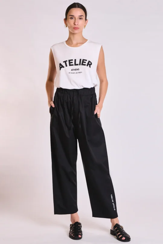 Atelier by Collectiva Noir ELM PANTS - Black