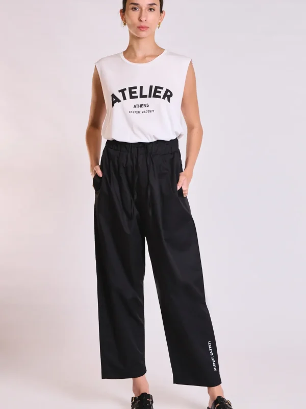 Atelier by Collectiva Noir ELM PANTS - Black