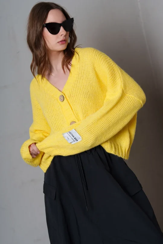 Collectiva Noir NO3 CHERRY CARDIGAN Collectiva Noir NO3 CHERRY CARDIGAN