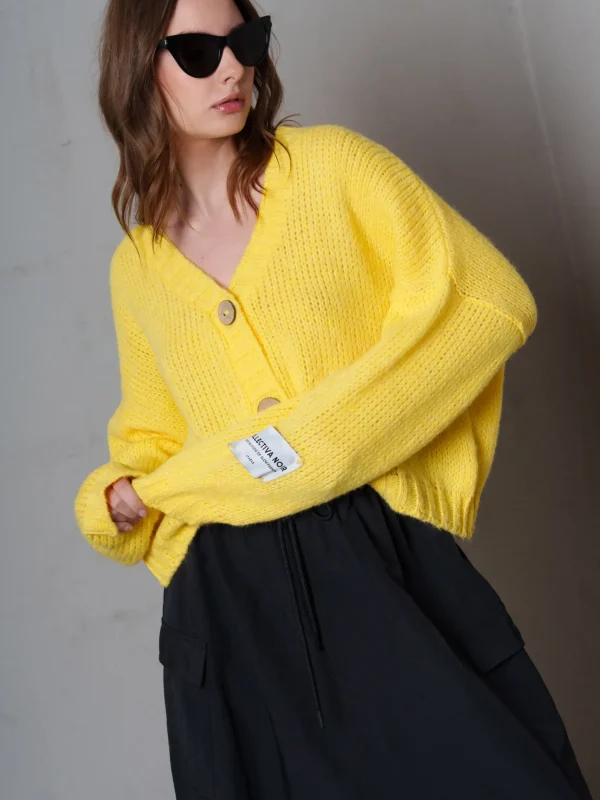 Collectiva Noir NO3 CHERRY CARDIGAN