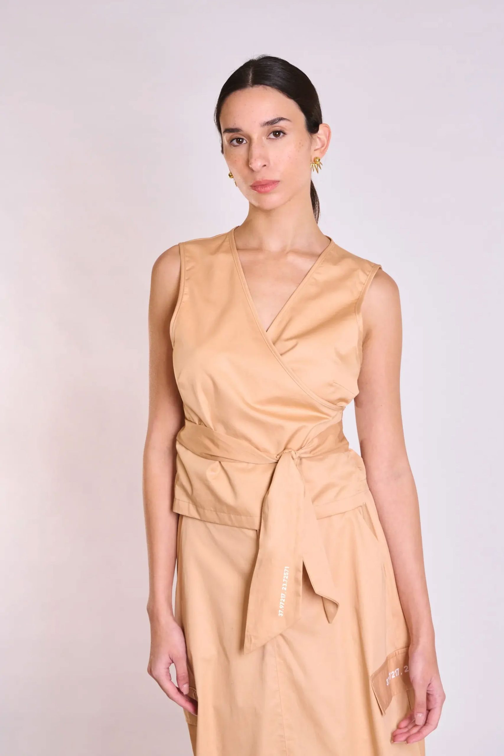 Atelier by Collectiva Noir ORRIS TOP - Beige