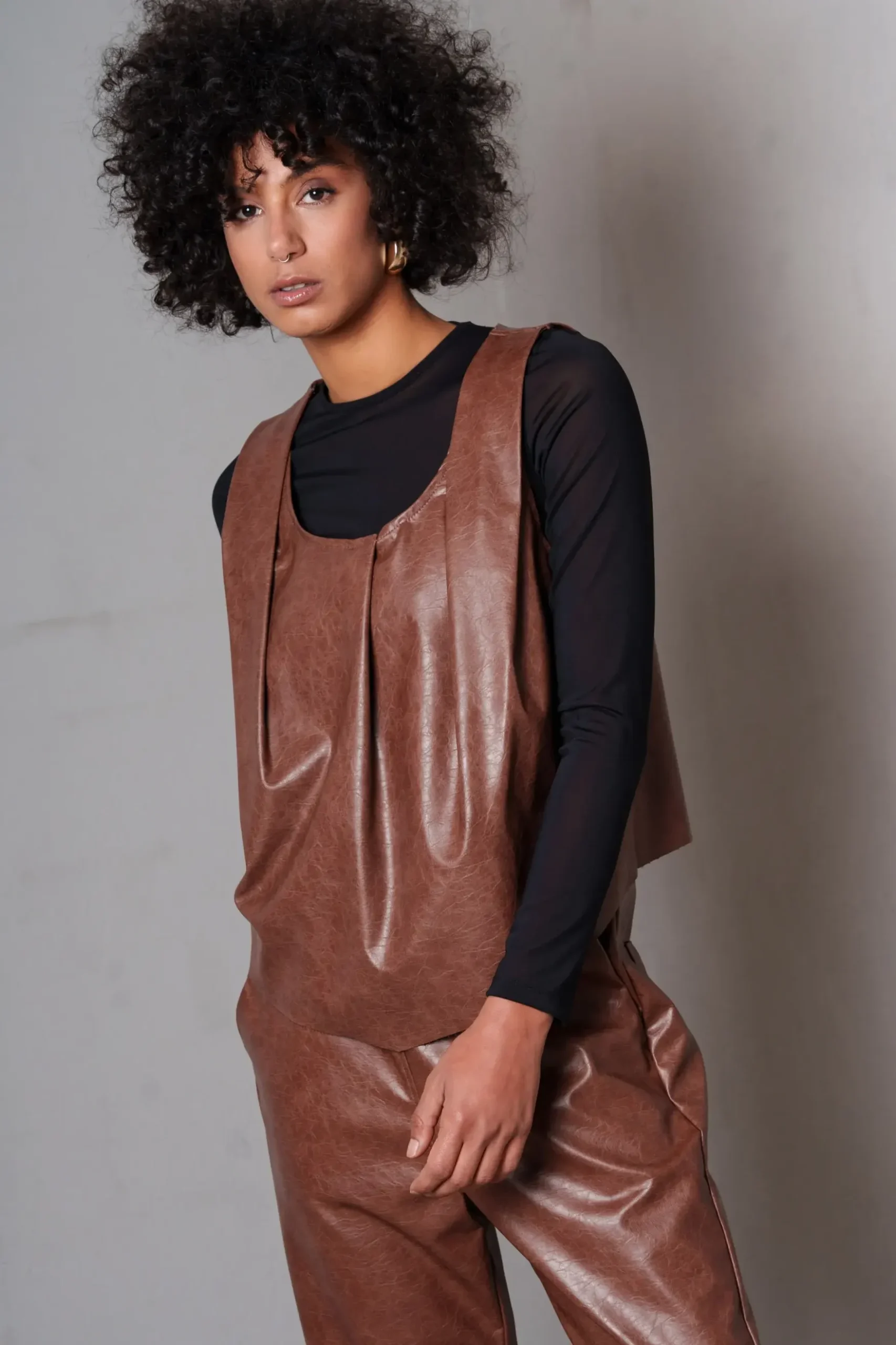 Collectiva Noir SINA TOP - Brown